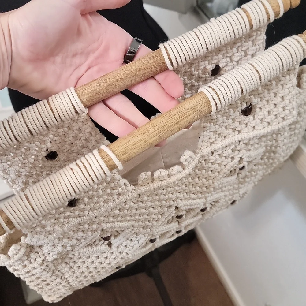 🆕️ Virginia Wolf Sadie Macrame Bag - Picture 4 of 10